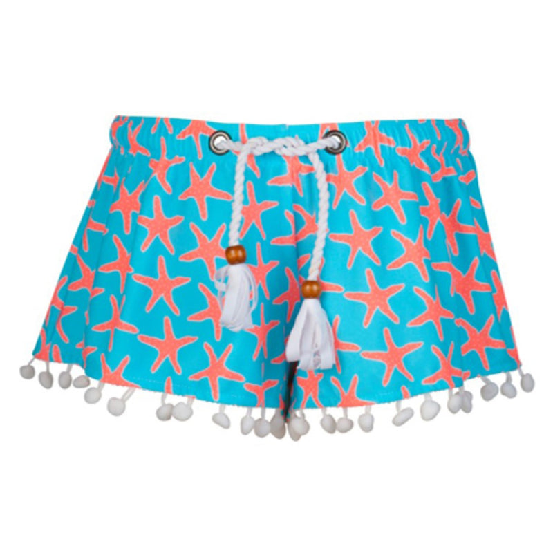 Snapper Rock - Girls Starfish Swim Shorts