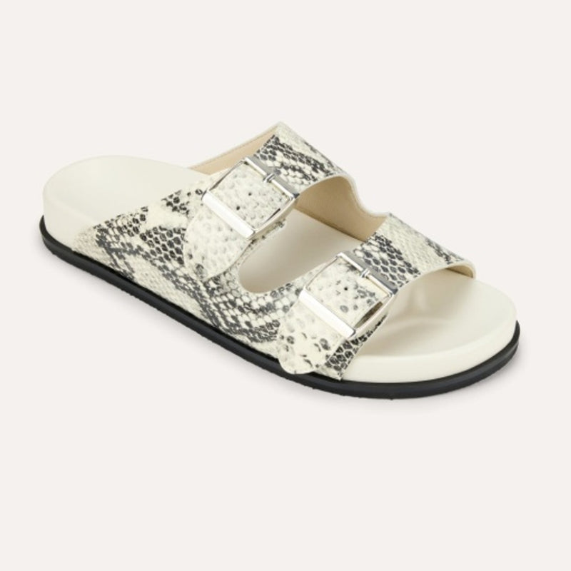 Yosi Samra - Womens Maya in Snake Leather Slide Sandal