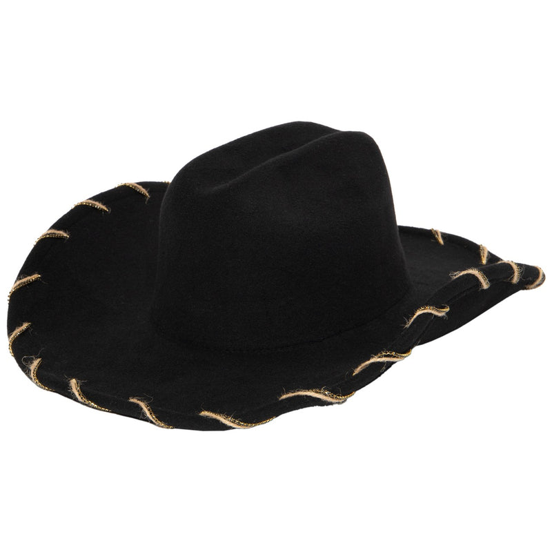 San Diego Hat Company - Frye Womens Faux Felt Cattlemans Crease Cowboy