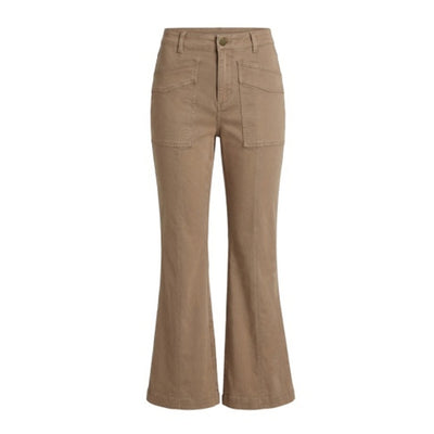 Liverpool Los Angeles - Womens Hr Flare with Patch Front Pockets 32" Ins
