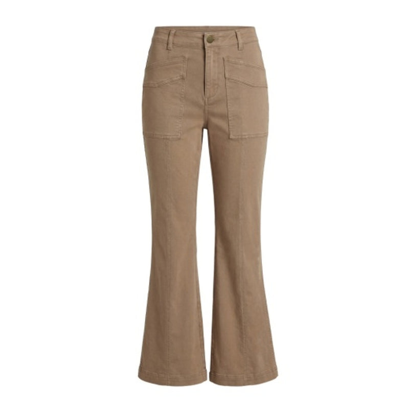 Liverpool Los Angeles - Womens Hr Flare with Patch Front Pockets 32" Ins