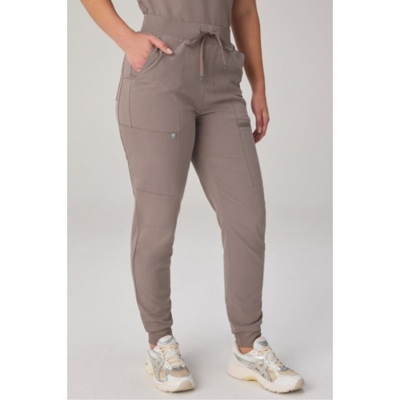 Fabletics - Womens on-Call Scrub Jogger - Desert Shadows