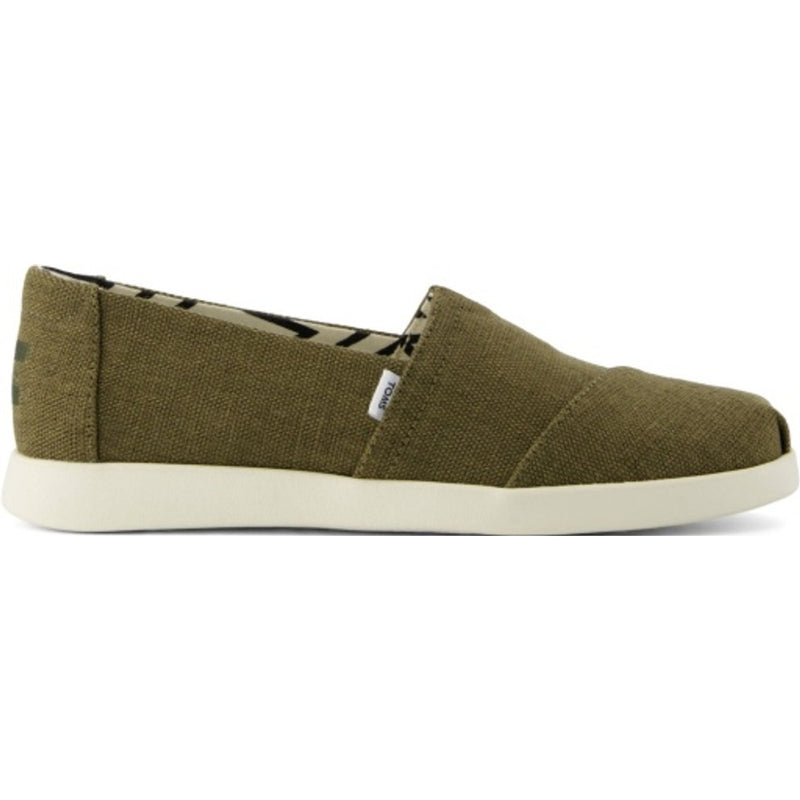 TOMS - Womens Alpargata Plus - Military Olive Heritage Canvas