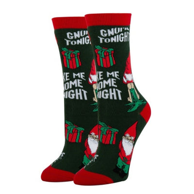 Oooh Yeah - Womens Gnome Sayin Womens Crew Socks