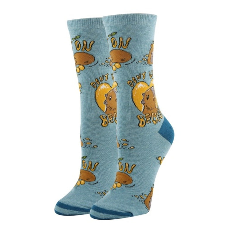 Oooh Yeah - Womens Crew Socks Be Capy