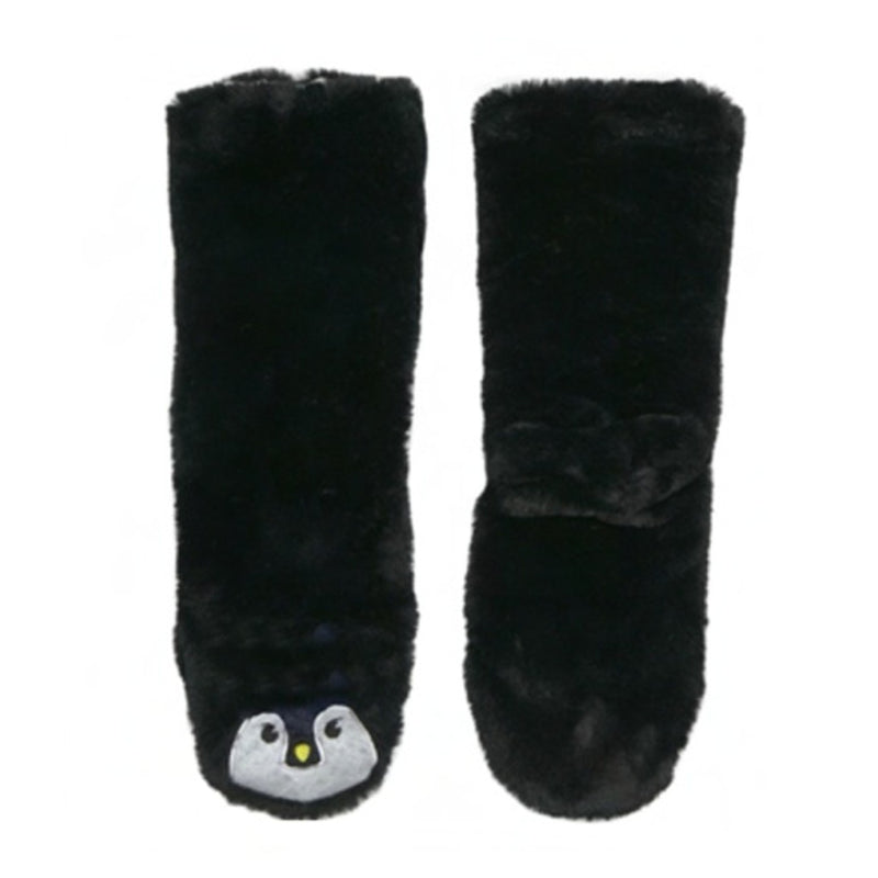 Oooh Yeah - Womens Non Slip Sherpa Sock Penguin