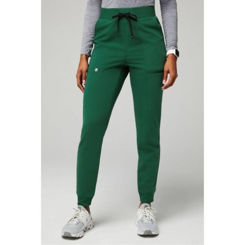 Fabletics - Womens High-Rise on-Call Scrub Jogger - Hunter Green