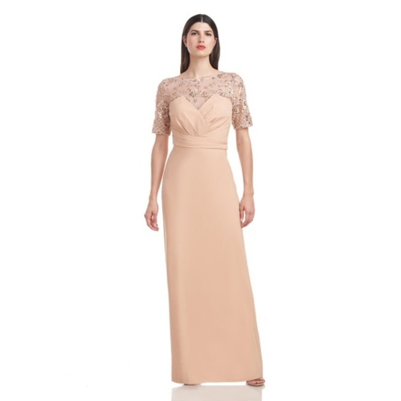 JS Collections - Womens Vanessa Column Gown