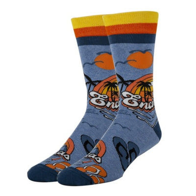 Oooh Yeah - Mens Encinitas-Mens Crew Sock