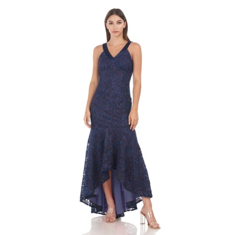 JS Collections - Womens Abigail High Low Mermaid Gown