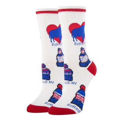 Oooh Yeah - Womens Crew Socks Buffalo Ny
