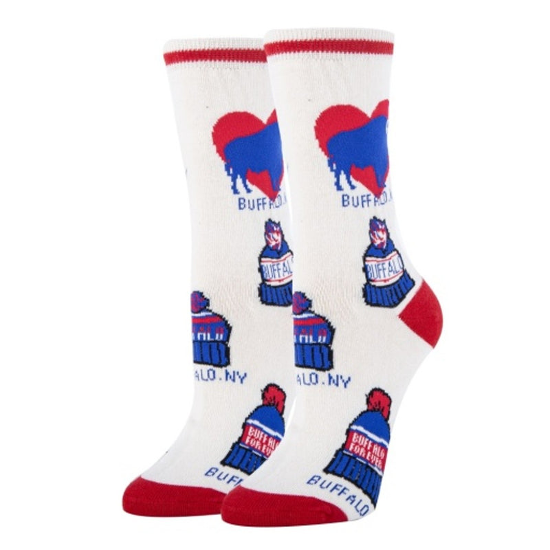 Oooh Yeah - Womens Crew Socks Buffalo Ny