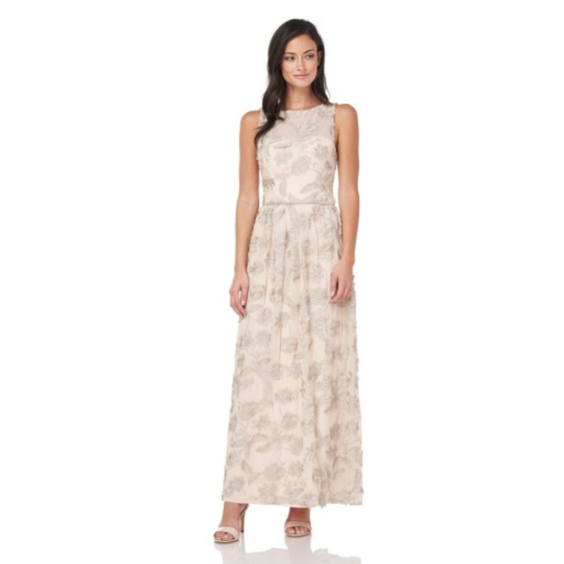 JS Collections - Womens Stretch Eyelash Gown