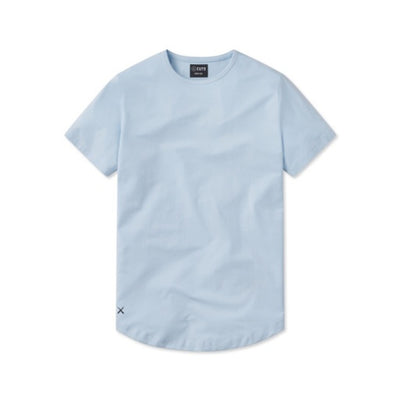 Cuts - Mens Ao Curve-Hem Tee - Sky