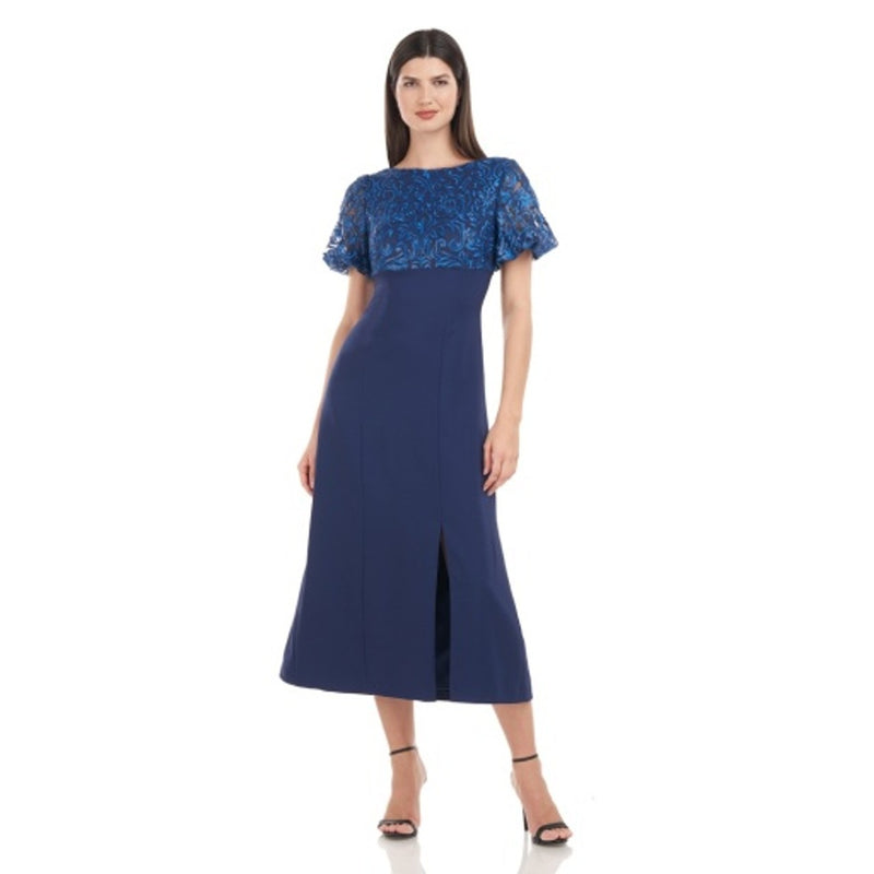JS Collections - Womens Catherine Tea Length Dress