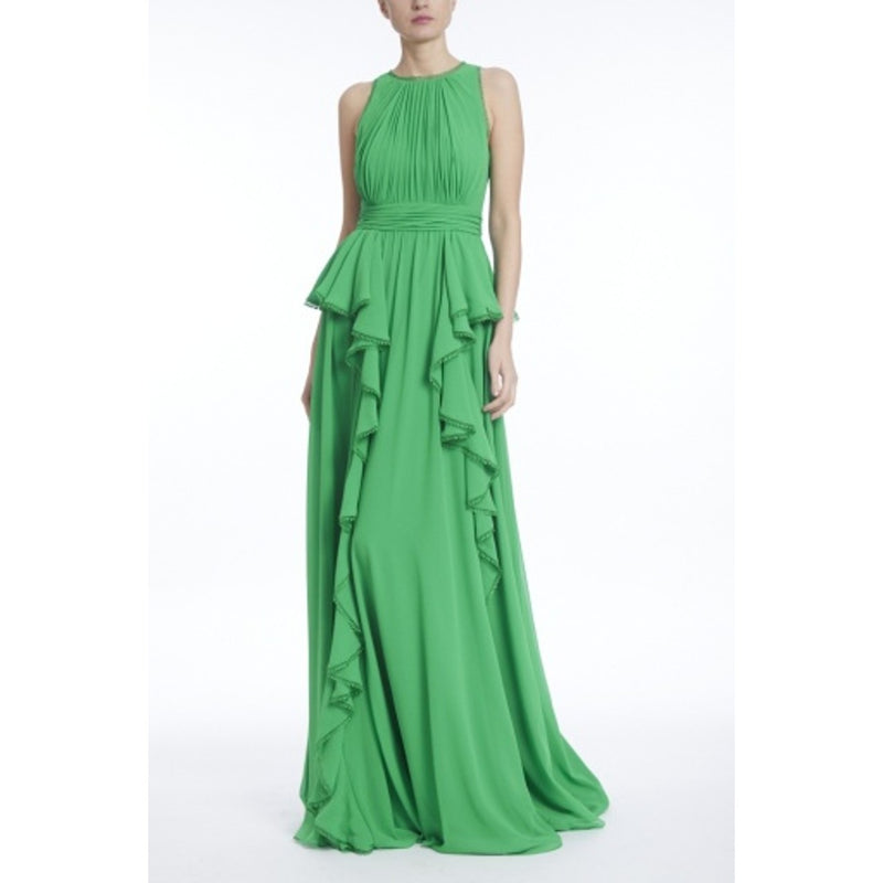 Badgley Mischka - Womens Marilyn Trim Gown