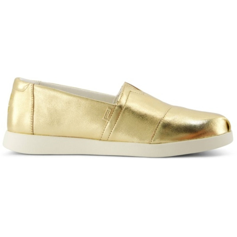 TOMS - Womens Alpargata Plus - Gold Metallic Nappa Leather