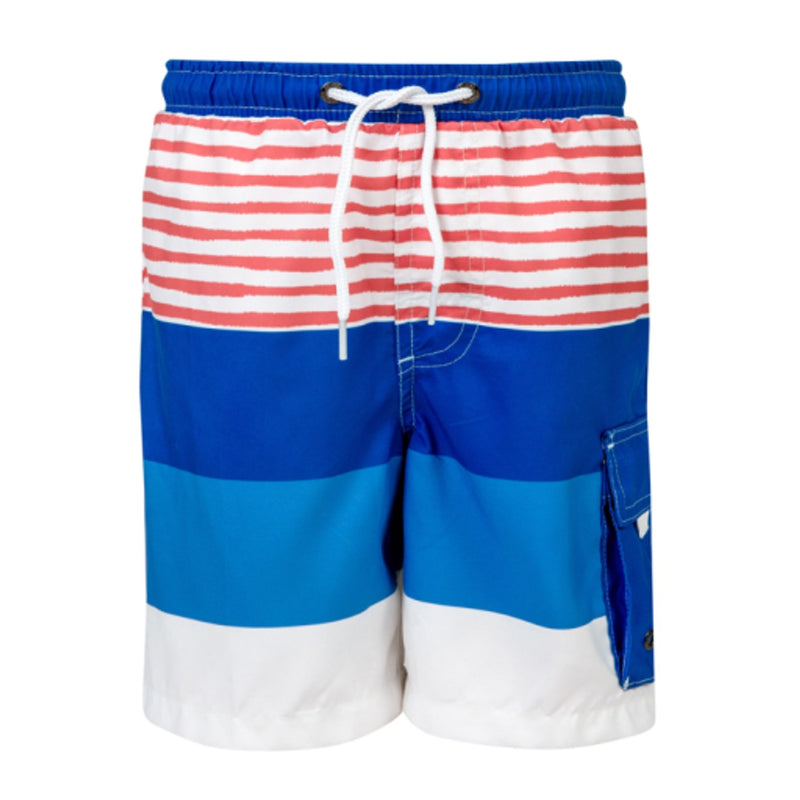 Snapper Rock - Boys Sail Stripe Classic Boardie