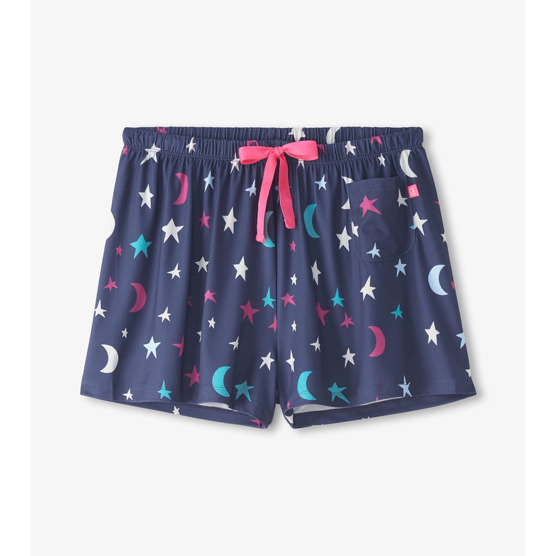 Little Blue House - Unisex Starry Night Pj Shorts in a Bag