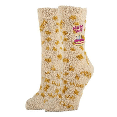 Oooh Yeah - Womens Crew Socks Fluffy Birthday