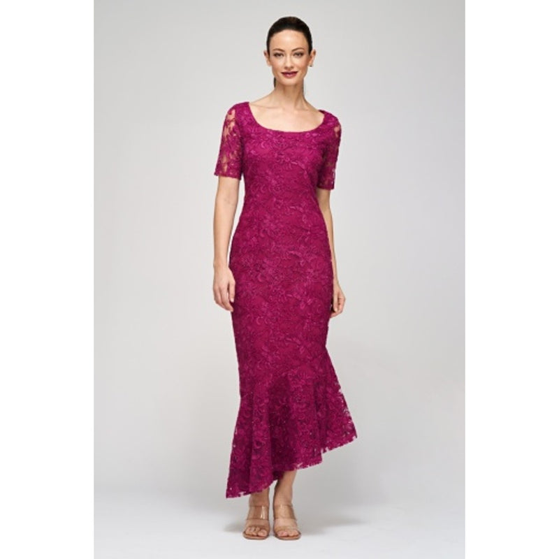 JS Collections - Womens Ara Asymetrical Midi Dress