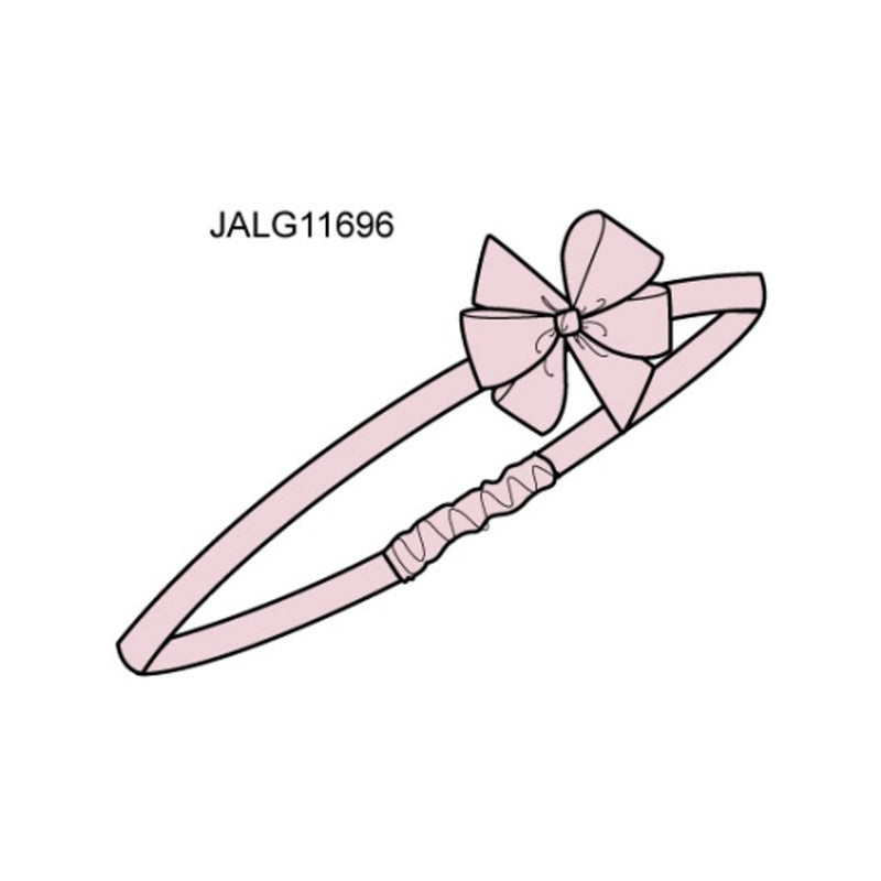 Janie and Jack - Baby G Pink Grosgrain Bow Hb E1