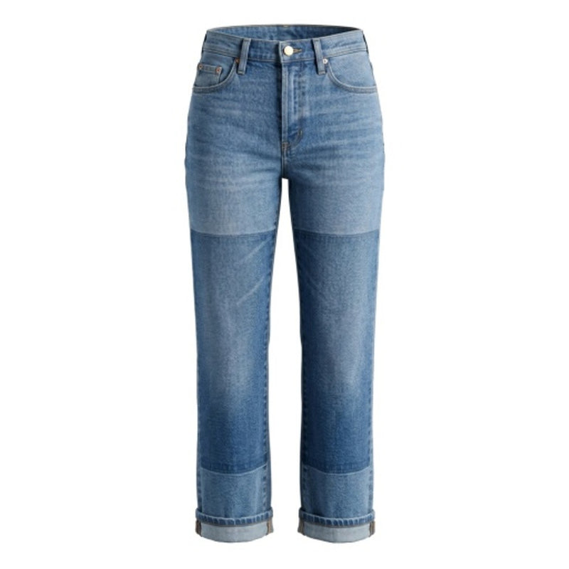 Liverpool Los Angeles - Womens Sloane Slouchy Gf Cuffed with Removed Patch 27"