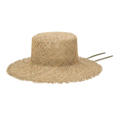 San Diego Hat Company - Easy Going -Seagrass Bucket Hat with Raw