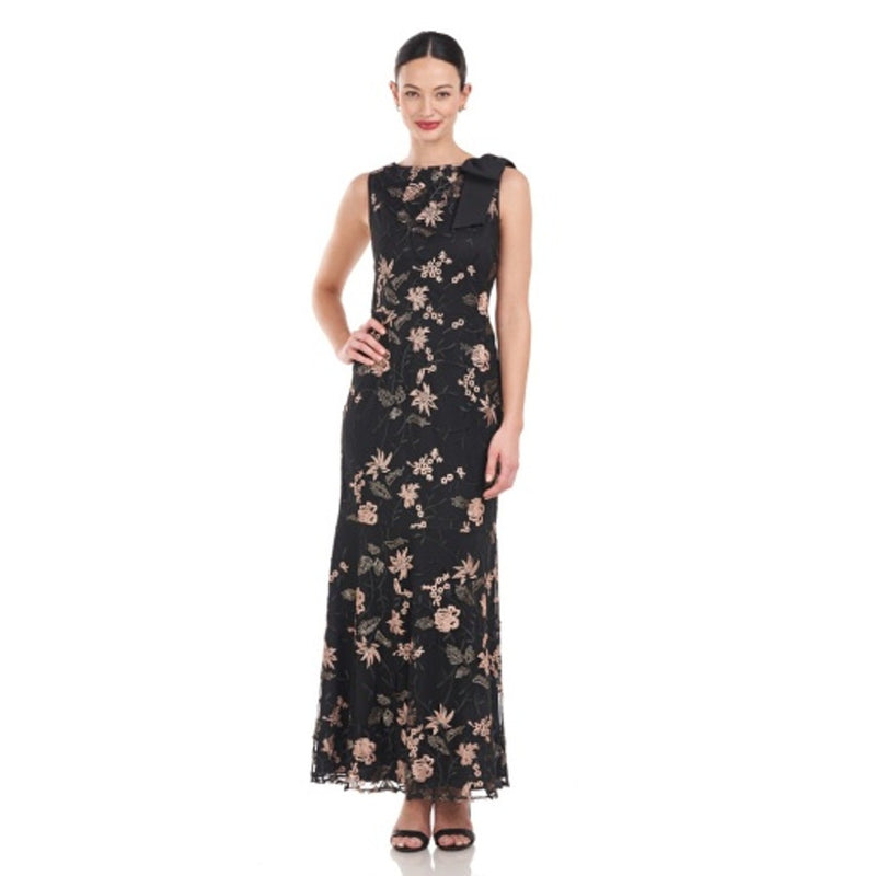 JS Collections - Womens Faedra Mermaid Ankle Gown