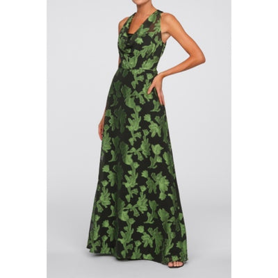 JS Collections - Womens Melba Cowl Neckline Gown