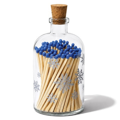 Skeem - Unisex Snowflake Apothecary Match Bottle