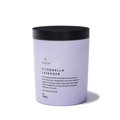 Skeem - Unisex Lavender Aura Citronella Candle