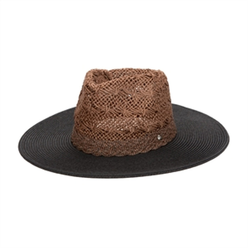 San Diego Hat Company - Womens Mixed Paper Braid Fedora