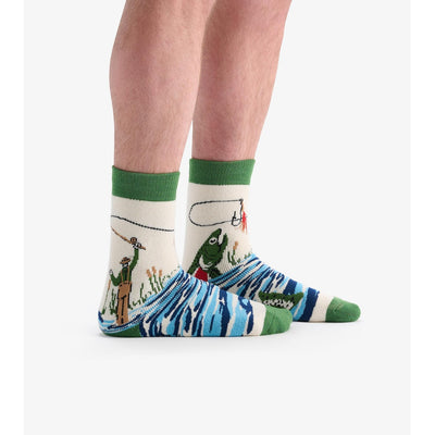 Little Blue House - Unisex Fishing Cozy Socks