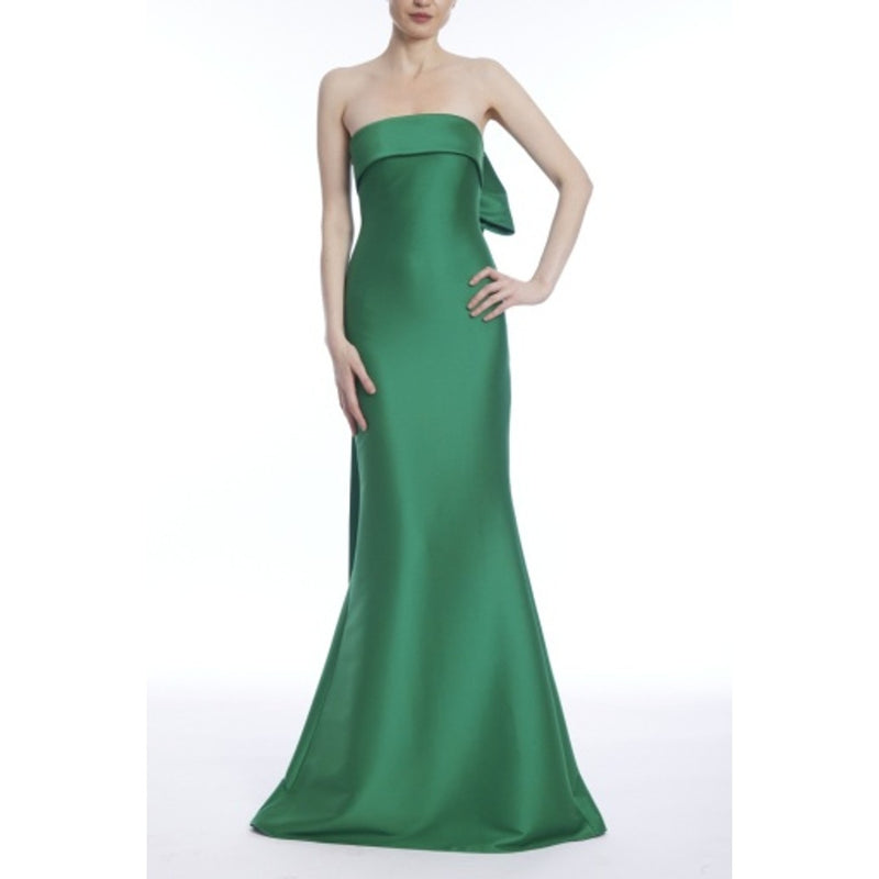 Badgley Mischka - Womens Bow Back Gown