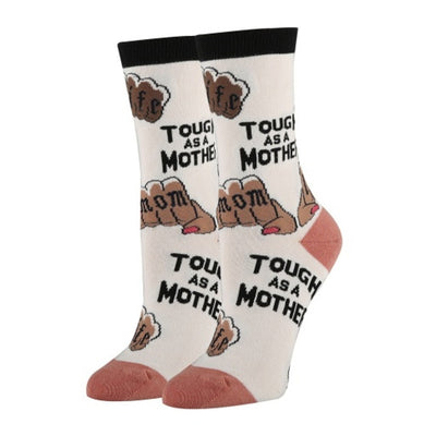 Oooh Yeah - Womens Crew Socks Mom Life