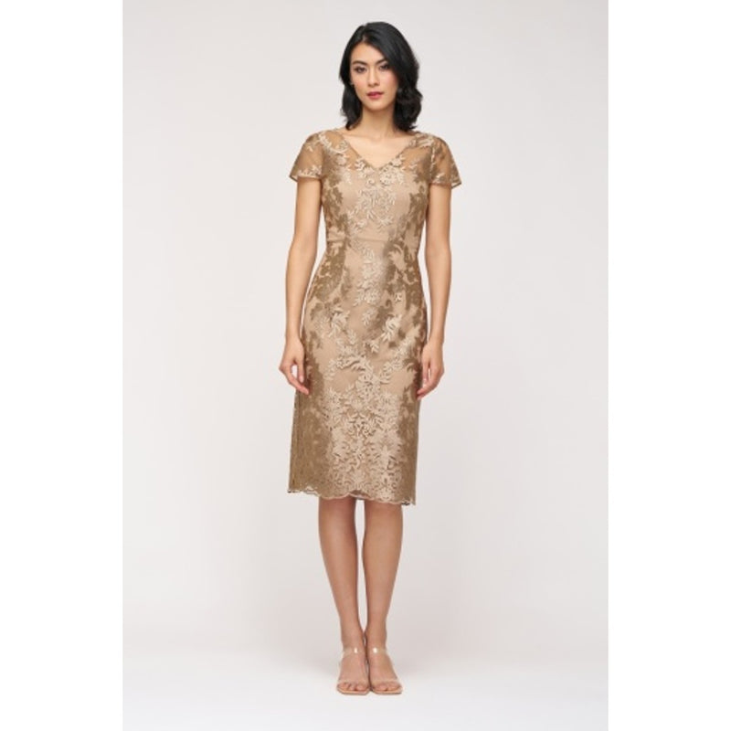 JS Collections - Womens Aviva V Neck Cocktail