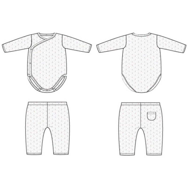 Janie and Jack - Baby G K Multi Ao Floral Buds Bodysuit/ Pant Set Sig1