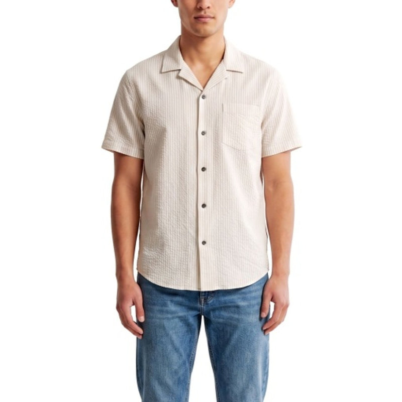 Hope & Henry - Mens Organic Seersucker Camp Shirt