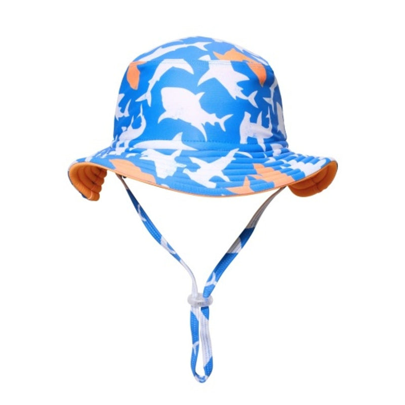 Snapper Rock - Boys Shark Squad Reversible Bucket Hat