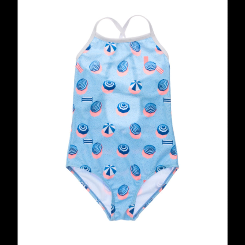 Snapper Rock - Girls French Riviera X Back Tie Swimsuit