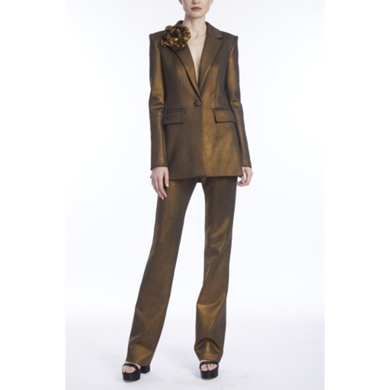 Badgley Mischka - Womens Foil Jkt with Rose