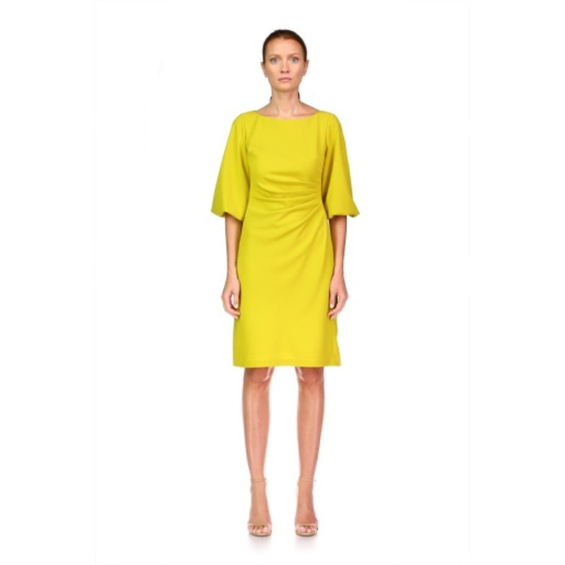 JS Collections - Womens Stretch Crepe Ballon Slv Dress