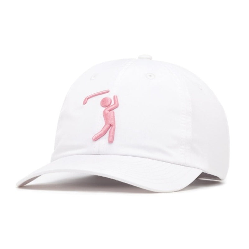 Bogey Bros - Unisex Bogeyman White/Pink Dad Hat