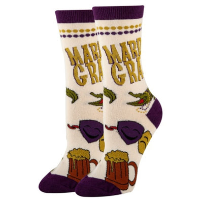 Oooh Yeah - Womens Crew Socks-Mardi Party