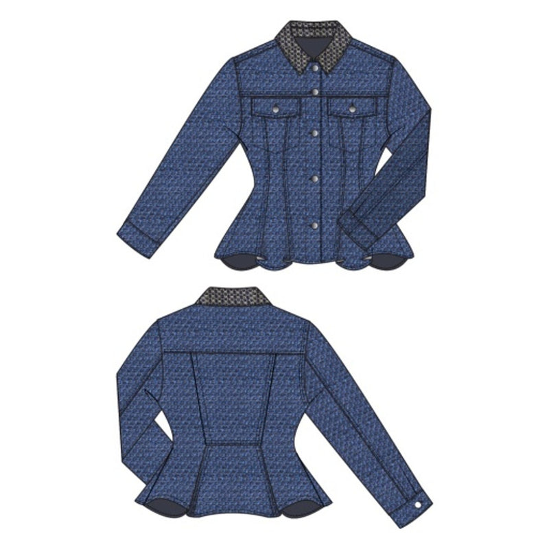 Liverpool Los Angeles - Womens Fit and Flar Trucker Jacket