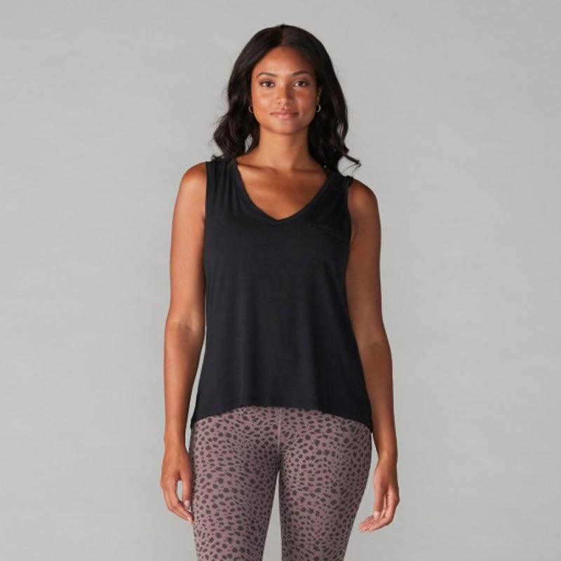 Thirty Three Threads - Unisex Flowy Tank Ebony