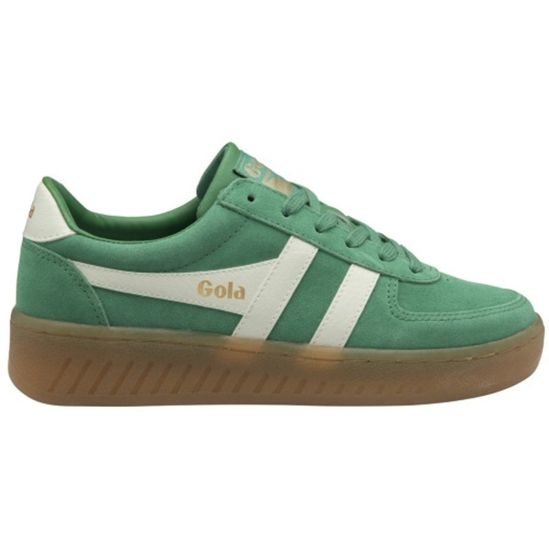 Gola - Womens Grandslam Suede Sneakers - Jade/Off White/Gum