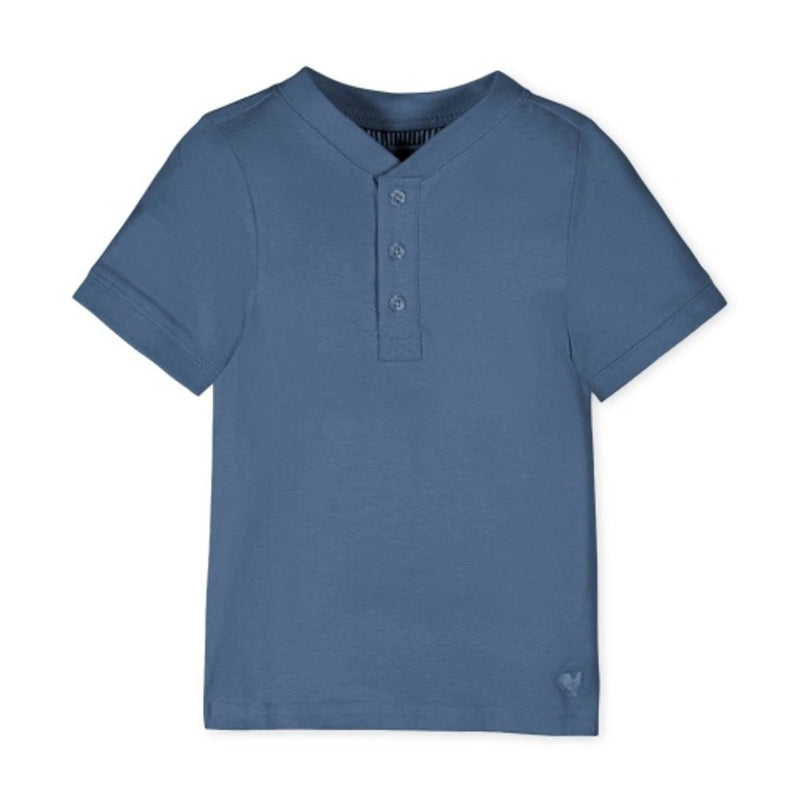 Hope & Henry - Boys Organic Short Sleeve Henley Tee