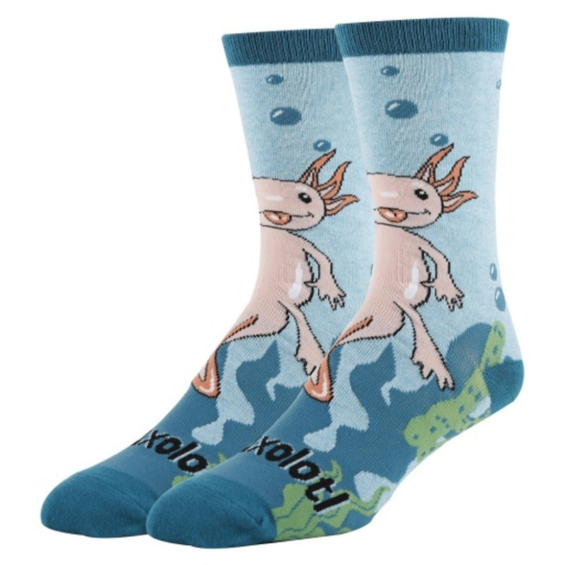 Oooh Yeah - Mens Crew Socks Relaxolotl